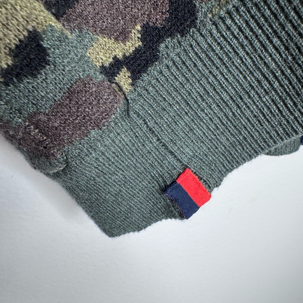 Kule The Jane Cardigan Camo Wool Blend Sweater Small - Picture 10 of 10
